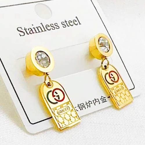 Stainless Steel Brand Earrings-RR240509-Rre1532-14