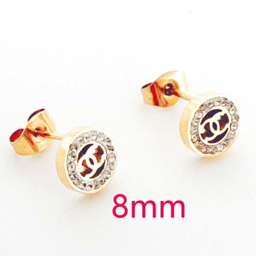 Stainless Steel Brand Earrings-RR240509-Rre1318-11