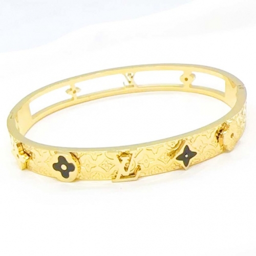 Stainless Steel Brand Bangle-RR240509-Rrs04710-24