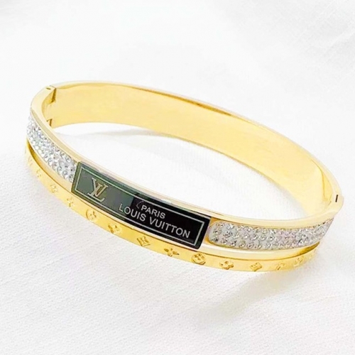 Stainless Steel Brand Bangle-RR240509-Rrs04760-23