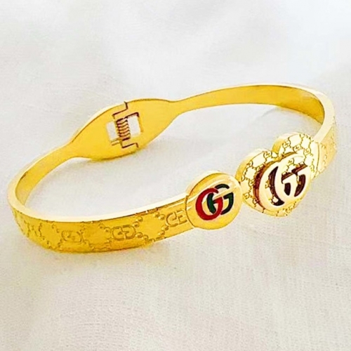 Stainless Steel Brand Bangle-RR240509-Rrs04759-20