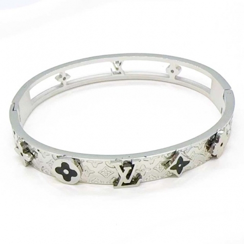 Stainless Steel Brand Bangle-RR240509-Rrs04709-23