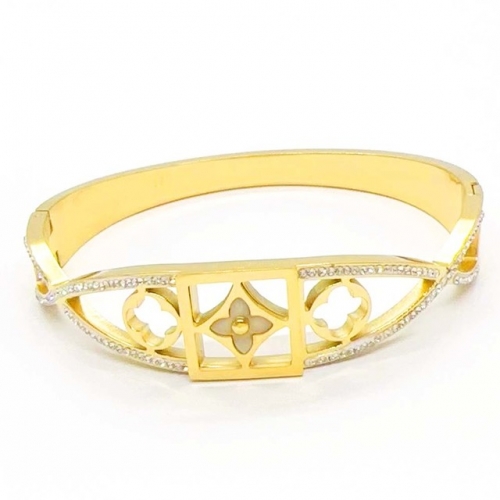 Stainless Steel Brand Bangle-RR240509-Rrs04685-24