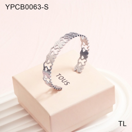 Stainless Steel Tou*s Bangle-SN240509-YPCB0063-S-14