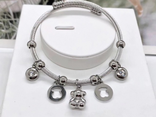 Stainless Steel TOU*S Bangle-HY240513-P16CJKJ (2)