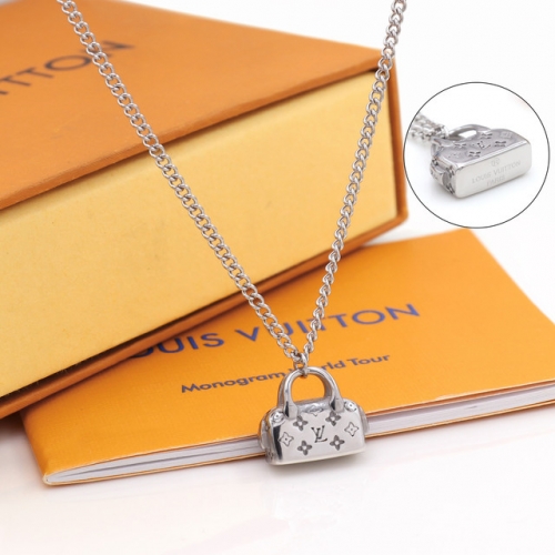 Stainless Steel Brand Necklace-HY240513-P15HGFV (2)