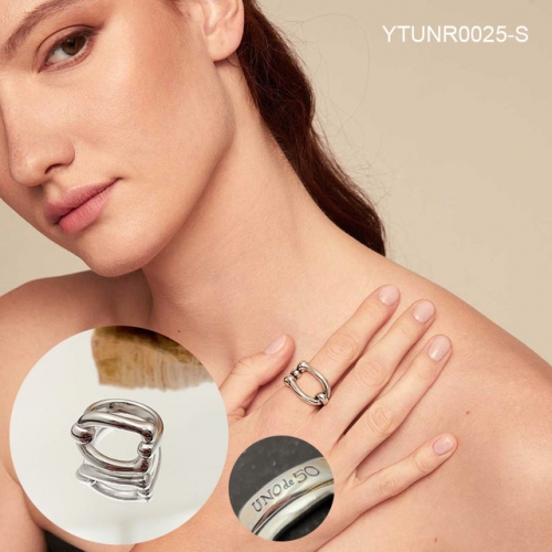 Stainless Steel UNO DE *50 Ring-SN240522-YTUNR0025-S9.8.7-12