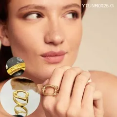 Stainless Steel UNO DE *50 Ring-SN240522-YTUNR0025-G9.8.7-12.5
