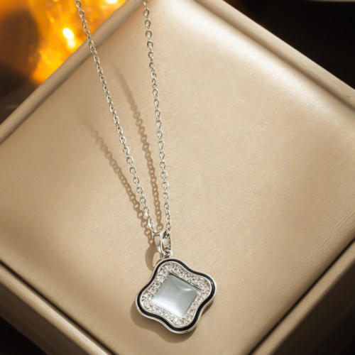 Stainless Steel Brand Necklace-NB240527-P5.5CVII