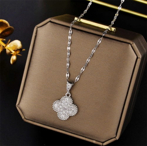 Stainless Steel Brand Necklace-NB240527-P5WEQ (2)