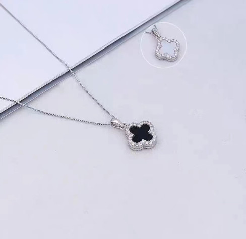Stainless Steel Brand Necklace-NB240527-P4.7CJG
