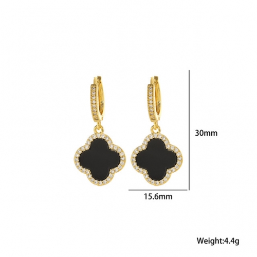 Stainless Steel Brand Earrings-NB240527-P7.5COOI (3)