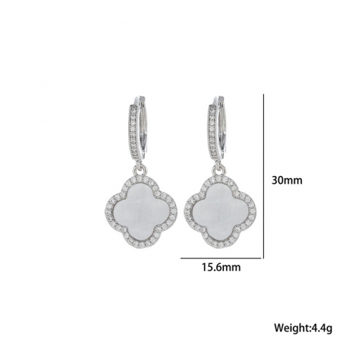 Stainless Steel Brand Earrings-NB240527-P7.5COOI (1)