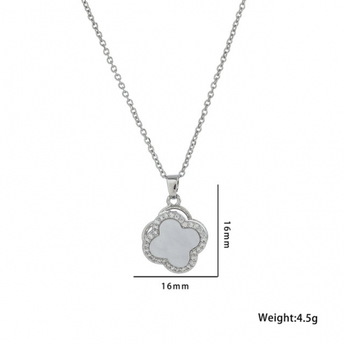 Stainless Steel Brand Necklace-NB240527-P6UOL (2)