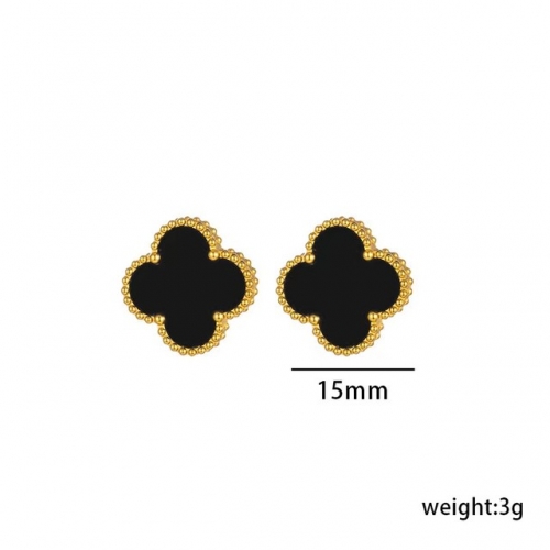 Stainless Steel Brand Earrings-NB240527-P7UII0 (3)