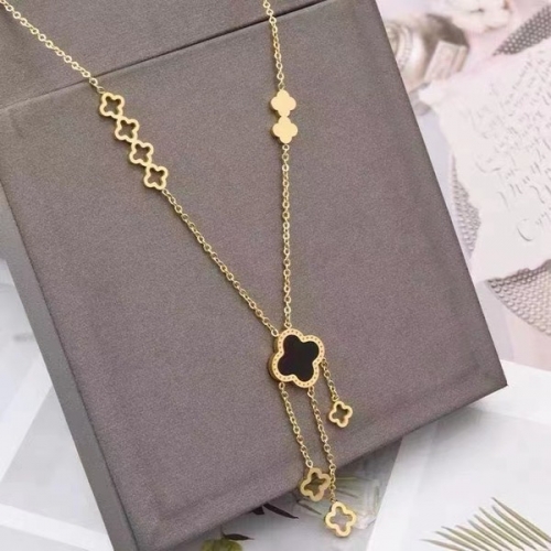 Stainless Steel Brand Necklace-NB240527-P10.5ZTT
