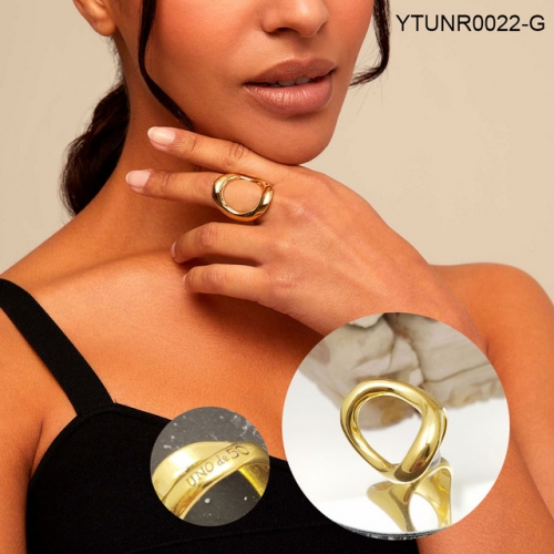 Stainless Steel Uno de *50 Ring-SN240609-YTUNR0022-G9.8.7-12.8