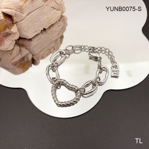 Stainless Steel Uno de *50 Bracelet-SN240609-YUNB0075-S-17