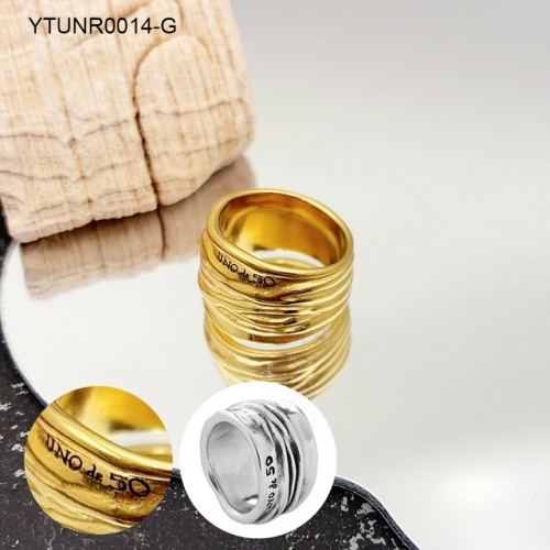 Stainless Steel Uno de *50 Ring-SN240609-YTUNR0014-G7.8.9-13.5