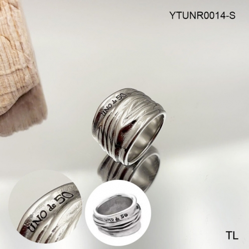 Stainless Steel Uno de *50 Ring-SN240609-YTUNR0014-S7.8.9-12.5