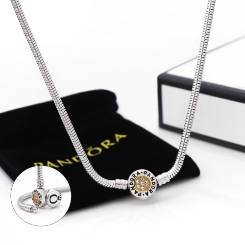 Stainless Steel Pandor*a Necklace-HY240702-P20II55 (3)