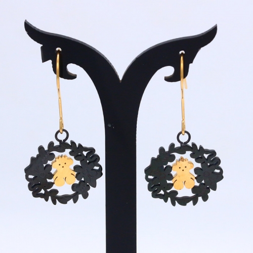 Stainless Steel Tou*s Earrings-HY240702-P6VE56C