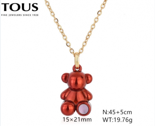 Stainless Steel Tou*s Necklace-DY240710-XL-249GO-229-16