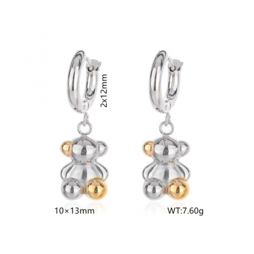 Stainless Steel Tou*s Earrings-DY240710-ED-236SG-186-13