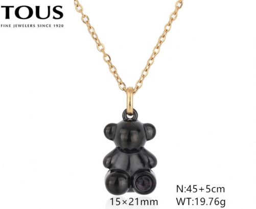 Stainless Steel Tou*s Necklace-DY240710-XL-242GB-229-16