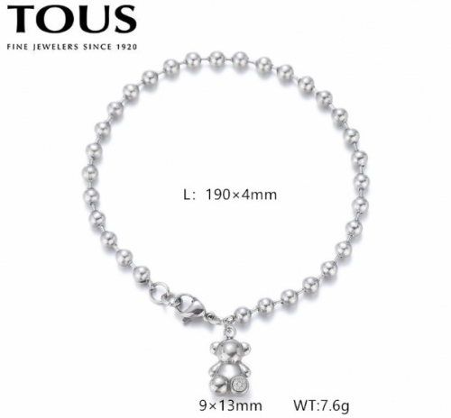 Stainless Steel Tou*s Bracelet-DY240710-SL-267S-171-12