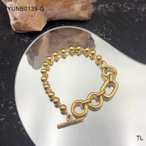 Stainless Steel UNO DE*50 Bracelet-SN240710-YUNB0139-G-16.4