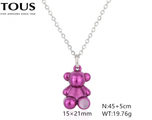 Stainless Steel Tou*s Necklace-DY240710-XL-248SP-214-15