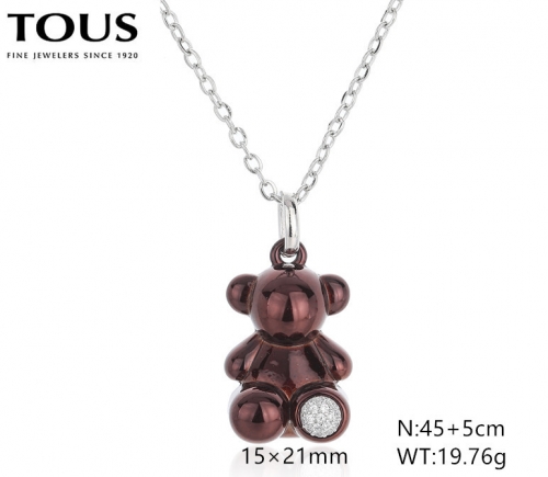 Stainless Steel Tou*s Necklace-DY240710-XL-215S-243-17