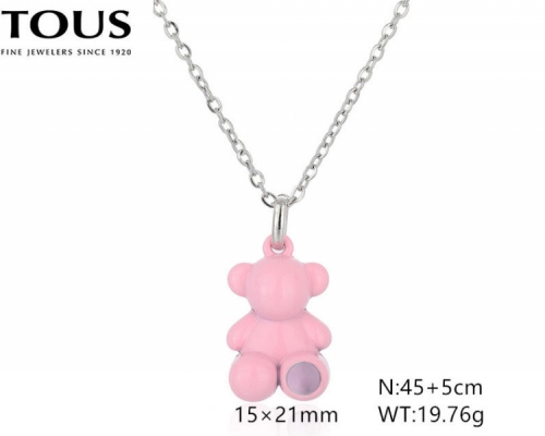 Stainless Steel Tou*s Necklace-DY240710-XL-252SP-214-15