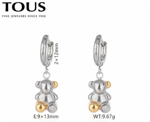 Stainless Steel Tou*s Earrings-DY240710-ED-271SG-214-15