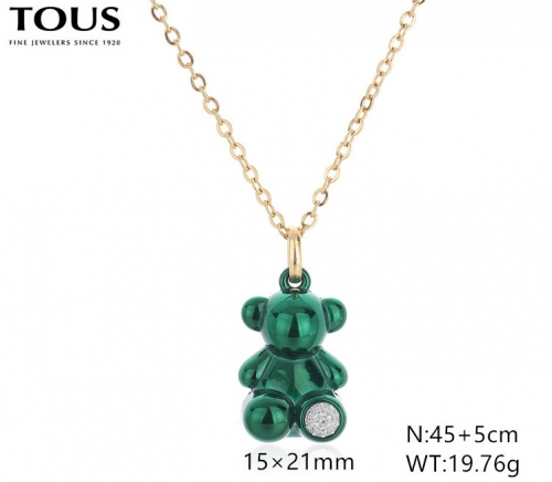 Stainless Steel Tou*s Necklace-DY240710-XL-220G-257-18