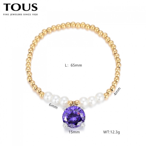 Stainless Steel Tou*s Bracelet-DY240710-SL-209G-243-17