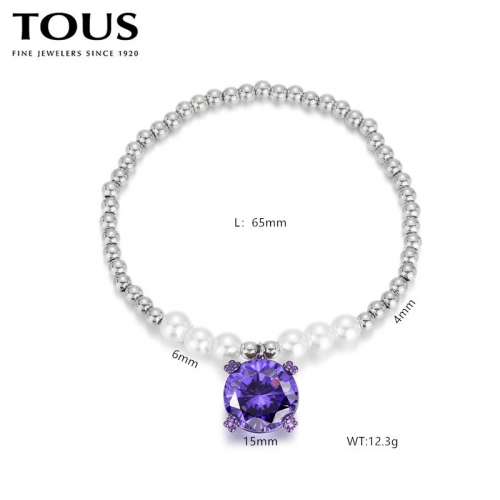 Stainless Steel Tou*s Bracelet-DY240710-SL-220S-214-15