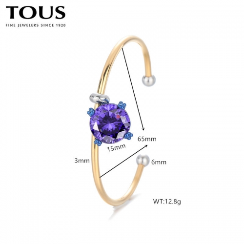 Stainless Steel Tou*s Bangle-DY240710-SL-229G-271-19