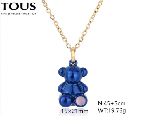 Stainless Steel Tou*s Necklace-DY240710-XL-247GB-229-16