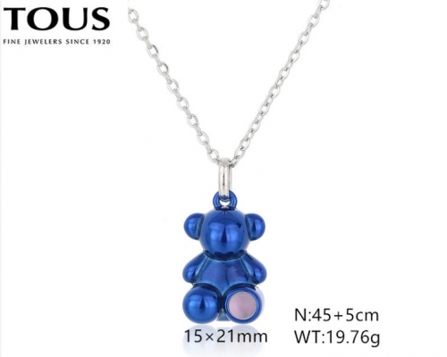 Stainless Steel Tou*s Necklace-DY240710-XL-247SB-214-15