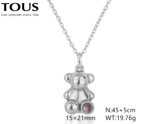 Stainless Steel Tou*s Necklace-DY240710-XL-239S-200-14