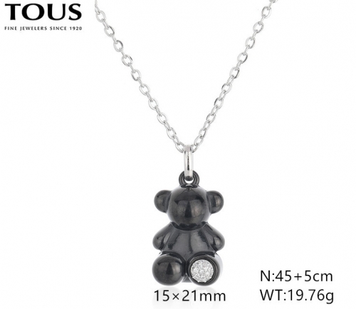 Stainless Steel Tou*s Necklace-DY240710-XL-224S-243-17