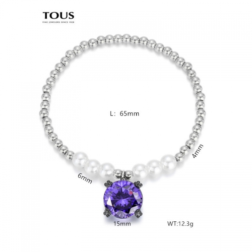 Stainless Steel Tou*s Bracelet-DY240710-SL-213S-214-15