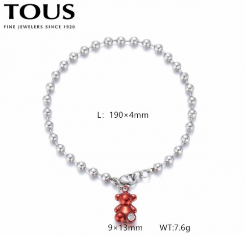 Stainless Steel Tou*s Bracelet-DY240710-SL-277SO-171-12