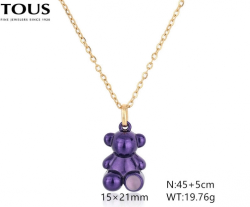 Stainless Steel Tou*s Necklace-DY240710-XL-250GP-229-16