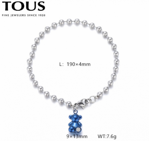 Stainless Steel Tou*s Bracelet-DY240710-SL-275SB-171-12