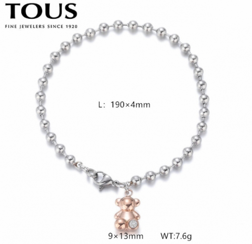 Stainless Steel Tou*s Bracelet-DY240710-SL-269SR-171-12