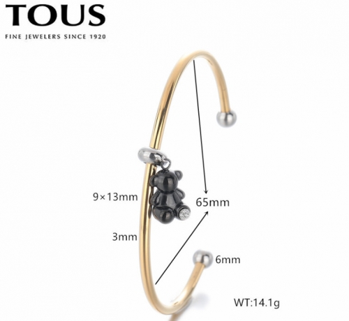 Stainless Steel Tou*s Bangle-DY240710-SL-241SB-286-20