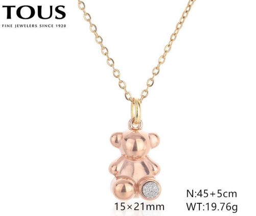 Stainless Steel Tou*s Necklace-DY240710-XL-212G-257-18